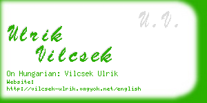 ulrik vilcsek business card